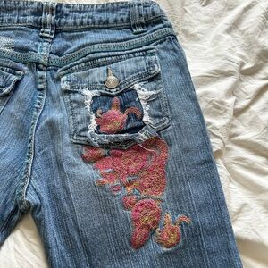 Vintage Zoey Nickelodeon Embroidered Jeans